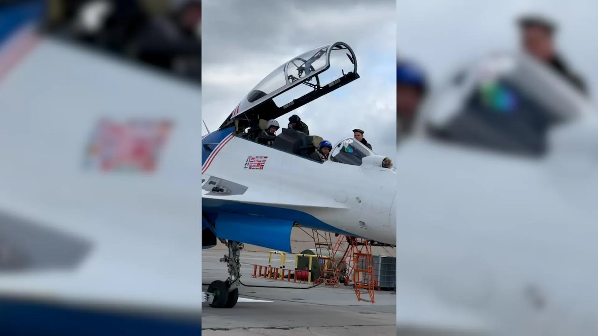 Подготовку самолетов перед парадом Победы сняли на видео