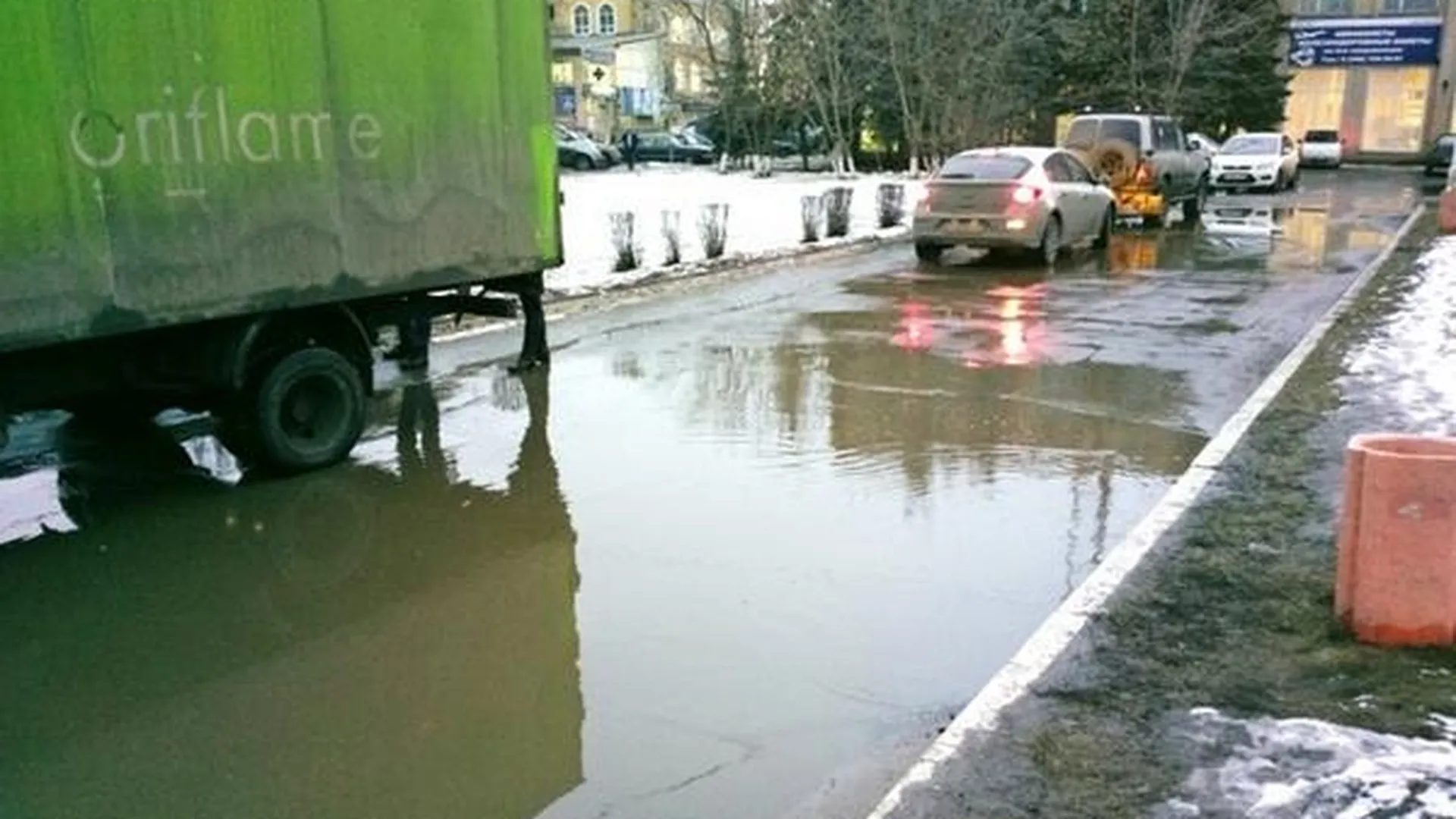 Подтопление ликвидировали на улице в Домодедово