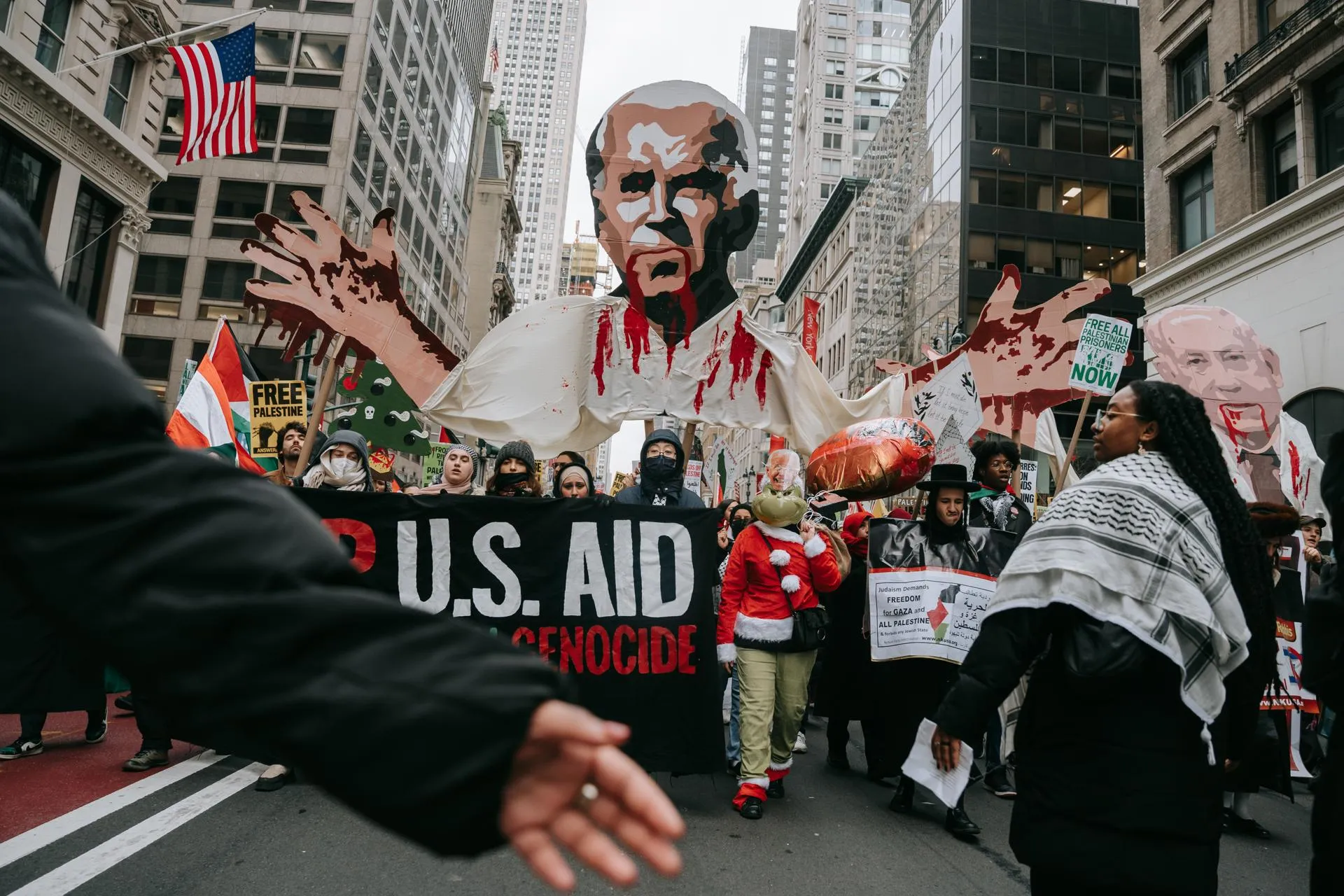 Пропалестинский митинг в Нью-Йорке, декабрь 2023 года / Olga Fedorova / Keystone Press Agency