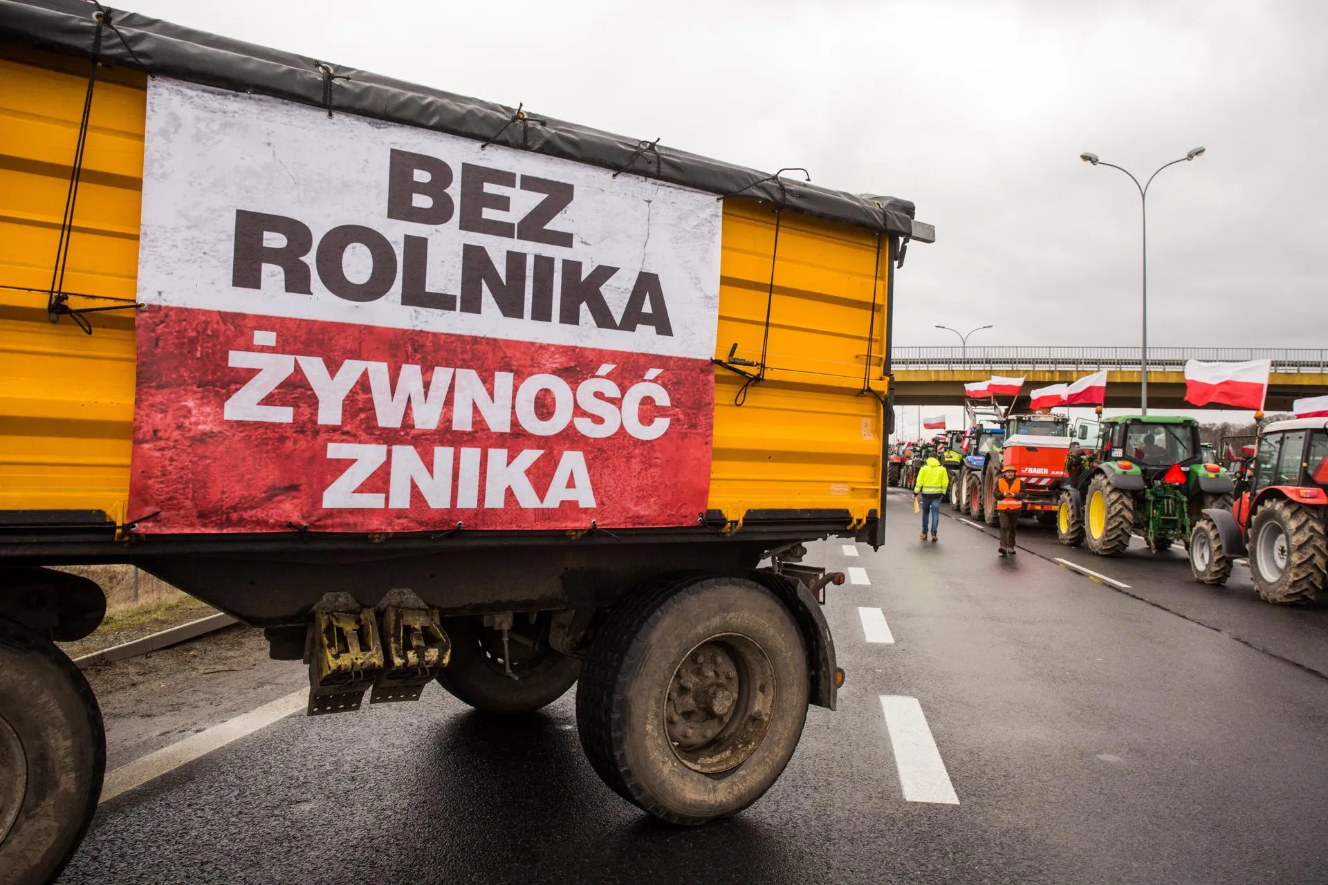 Протесты польских фермеров, 20 февраля 2024 года / Karol Serewis / Keystone Press Agency
