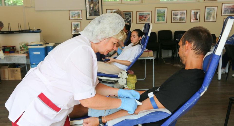 Более 44 литров крови заготовили на донорской акции в Дубне