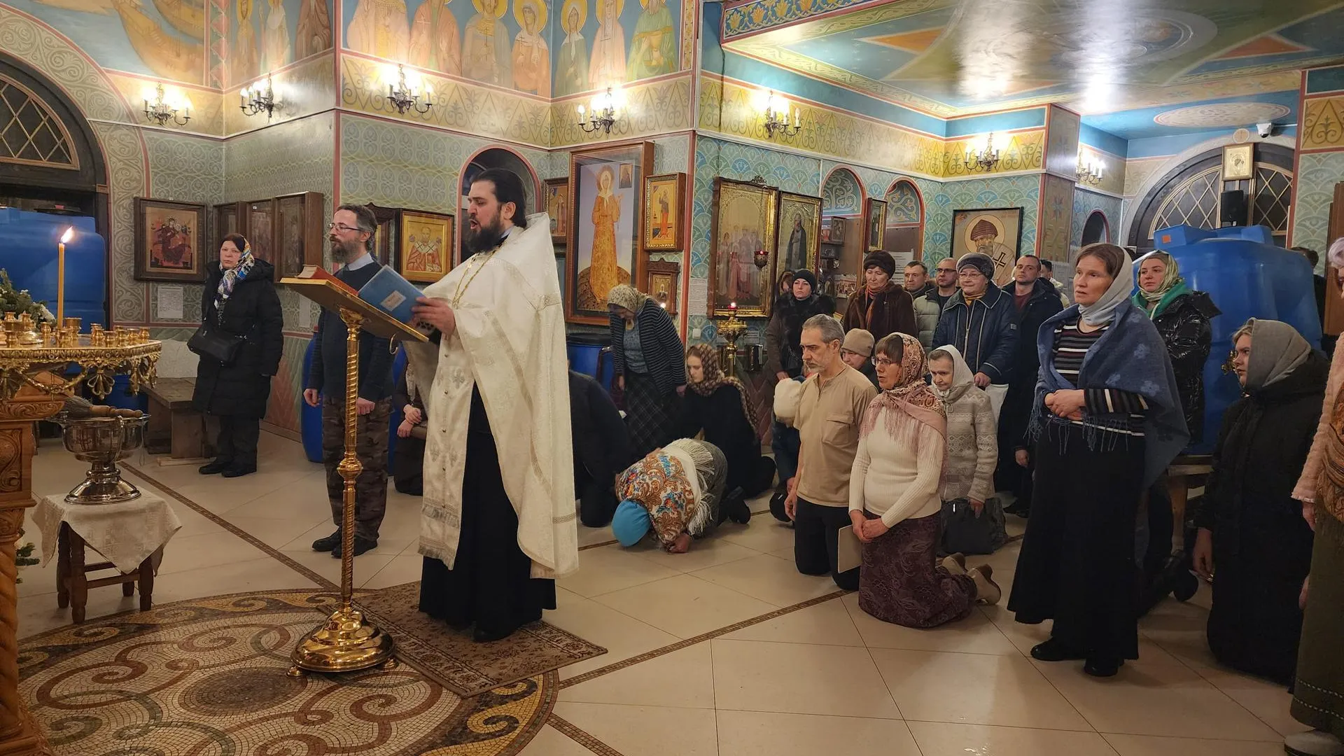 Участники СВО из подмосковного Красноармейска посетили молебен в родном городе
