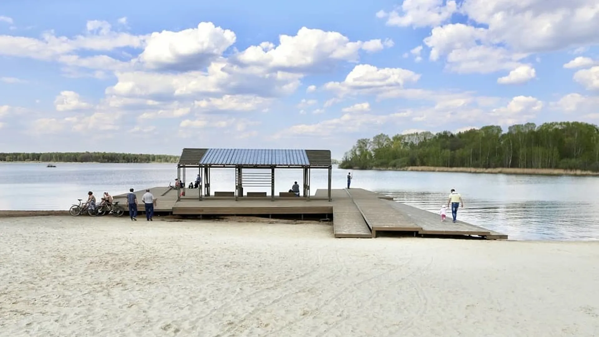Новый прогулочный маршрут и пляж появятся на набережной озера Сенеж в 2020 году
