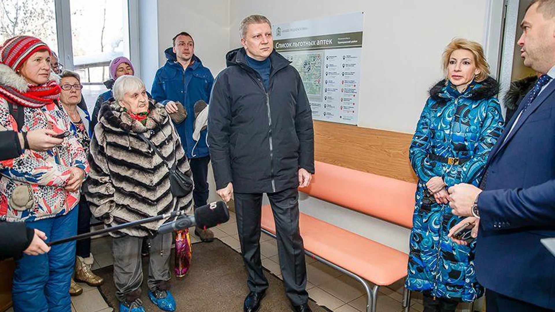 Глава Одинцова осмотрел Голицынскую поликлинику, где скоро начнется ремонт