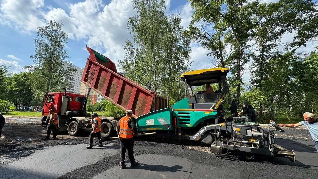 В Дубне продолжается благоустройство жилых дворов