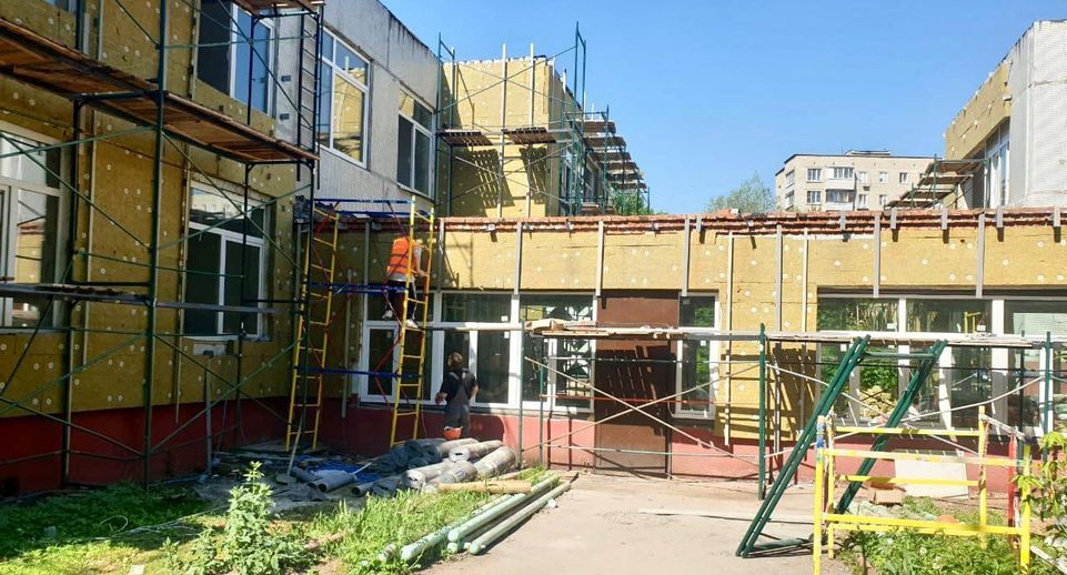 Готовность дошкольного отделения на улице Строителей в Реутове достигла 40%