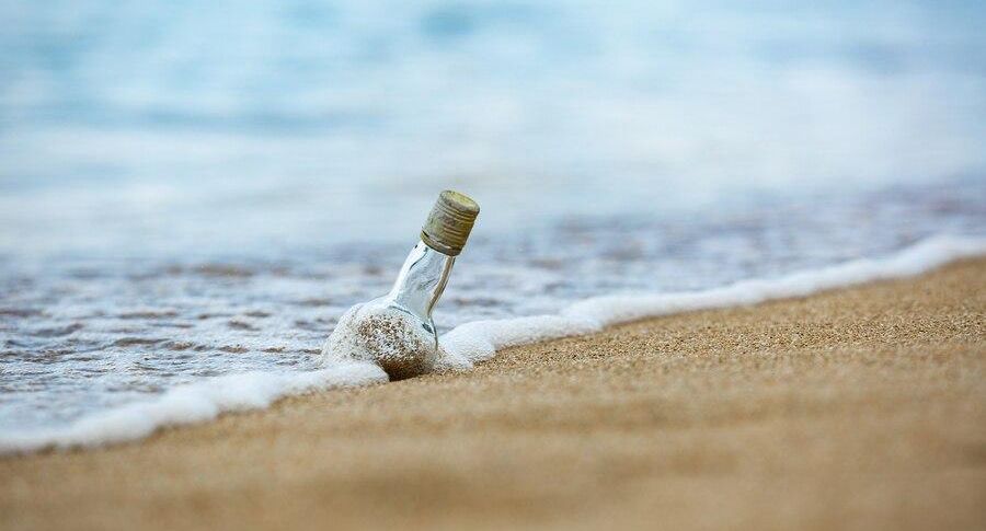 К берегу Бостона прибило бутылку с посланием, брошенную в воду 60 лет назад