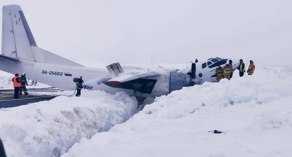 Транспортная прокуратура показала фото с места жесткой посадки Ан-26 на Ямале