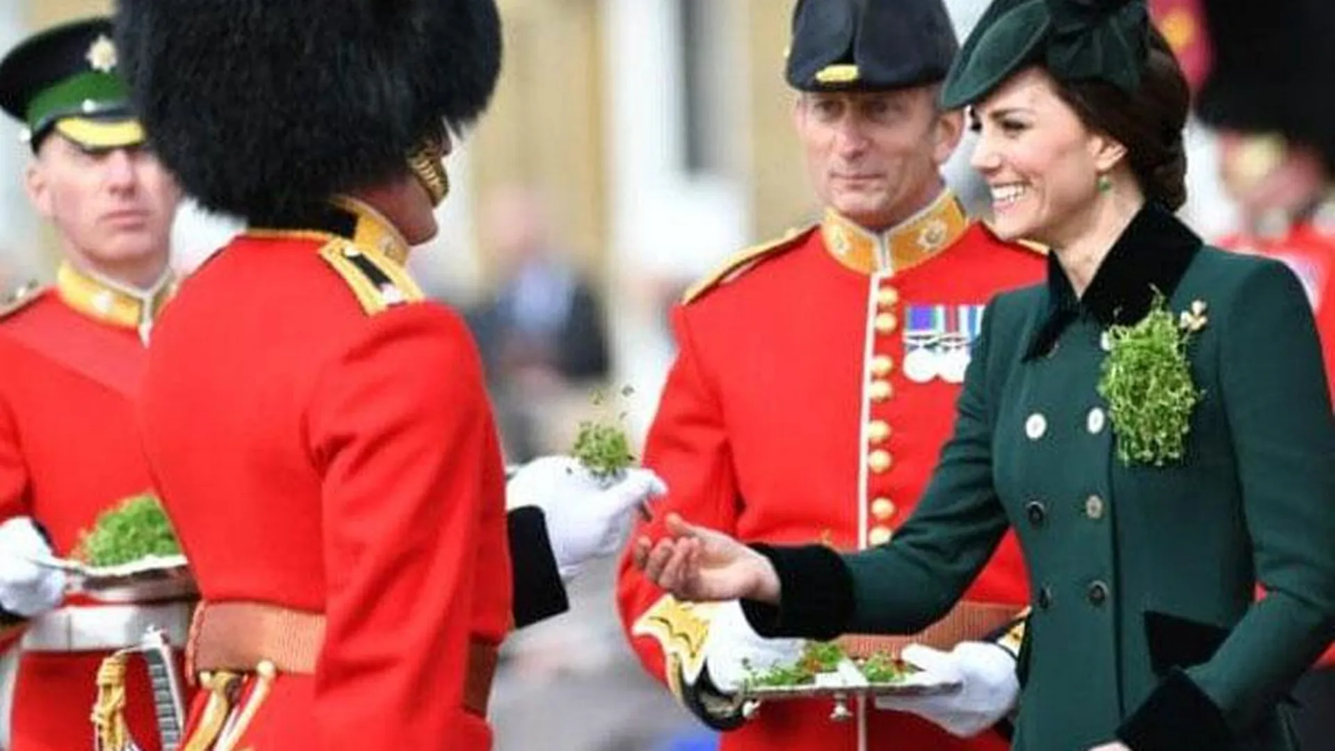 Герцог и герцогиня Кембриджские посетили парад в честь Дня святого Патрика