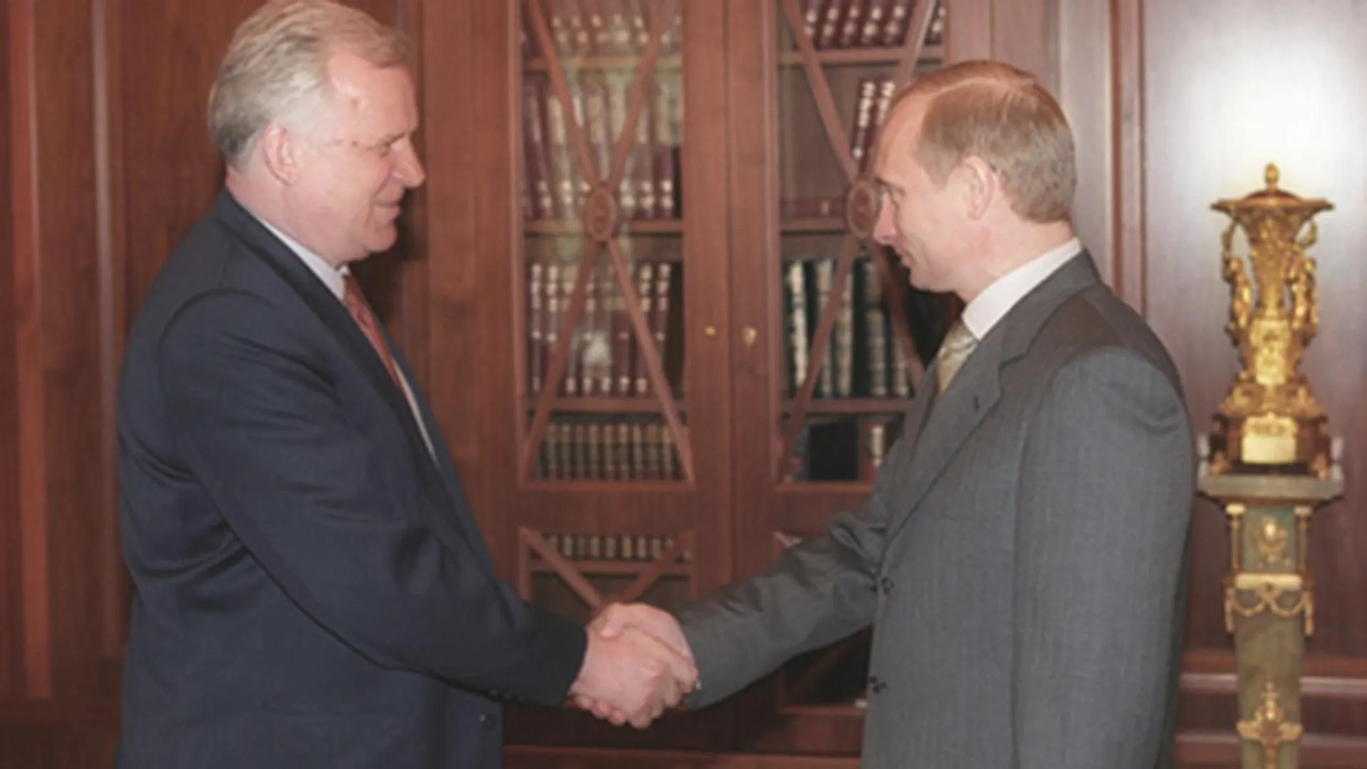Николай Рыжков и Владимир Путин. 4 июля 2000 года. Фото: Официальный сайт президента РФ