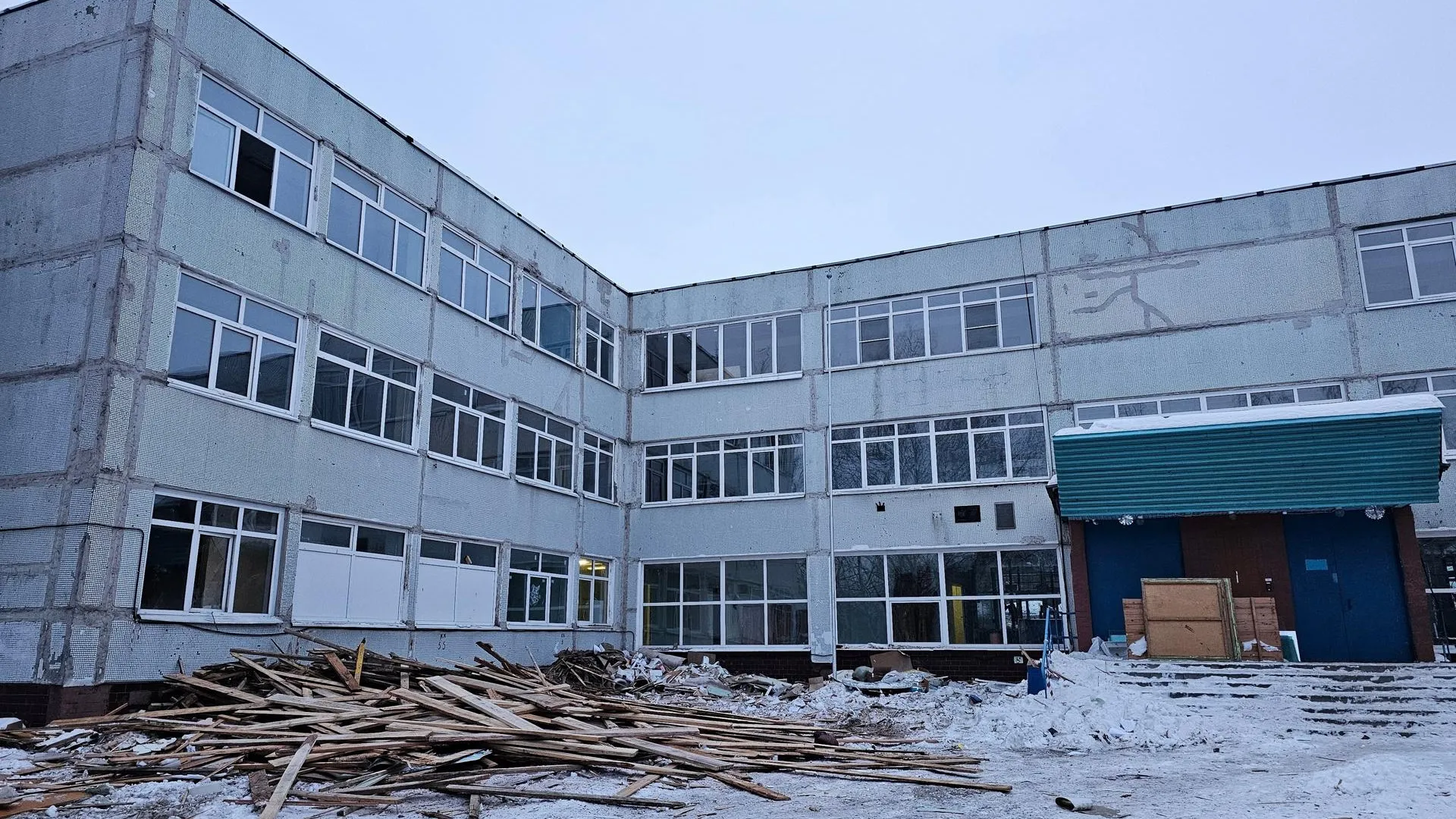 В городском округе Луховицы начали капитальный ремонт школы №2