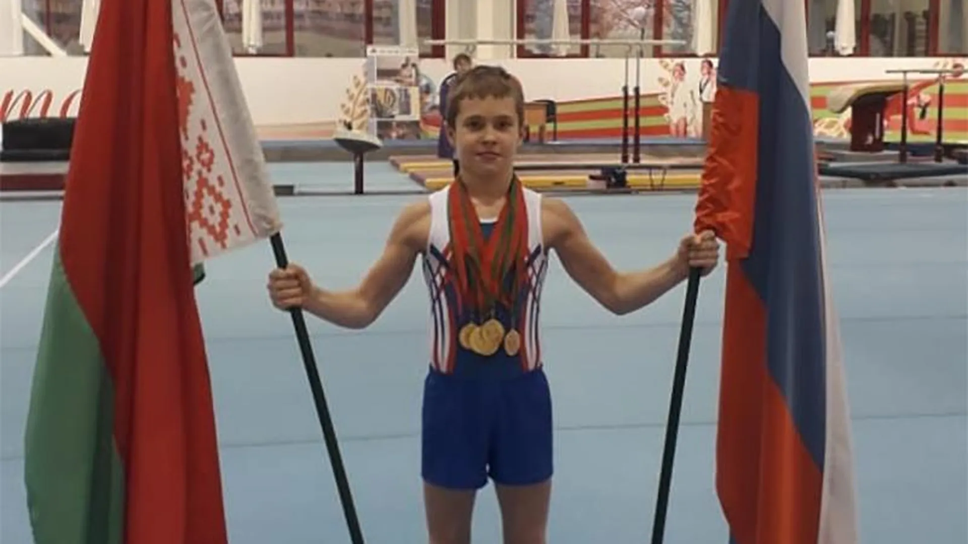 Юный гимнаст из Одинцово собрал золотой урожай на международном турнире