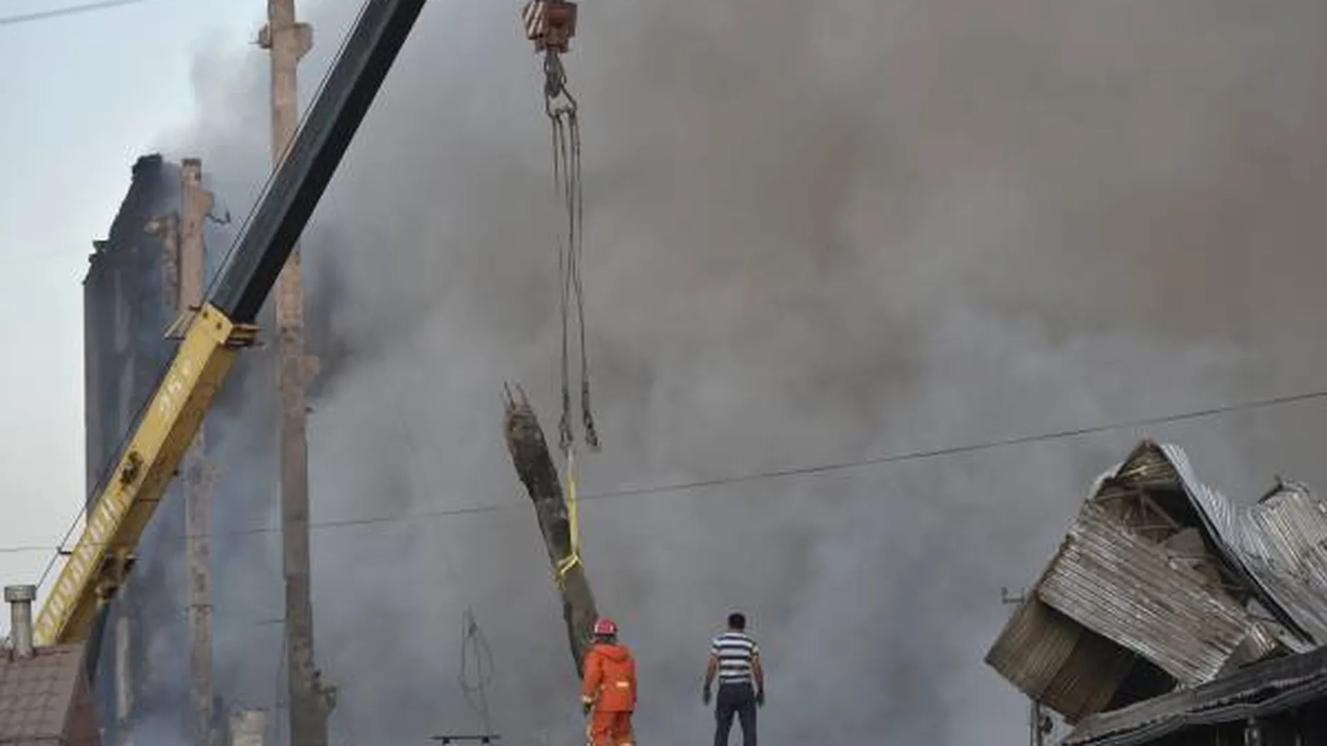 Пожар в главном здании рынка «Сурмалу» в Ереване потушили