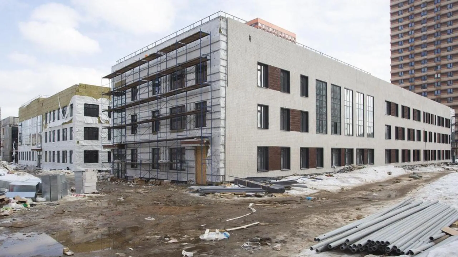 Современную школу в ЖК «Одинцово-1» планируют открыть к началу нового учебного года