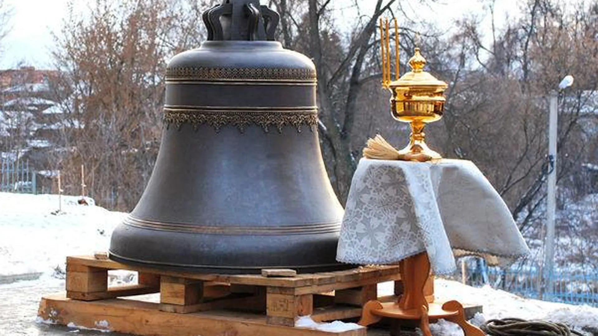 Главный колокол установили на храме в Павловском Посаде