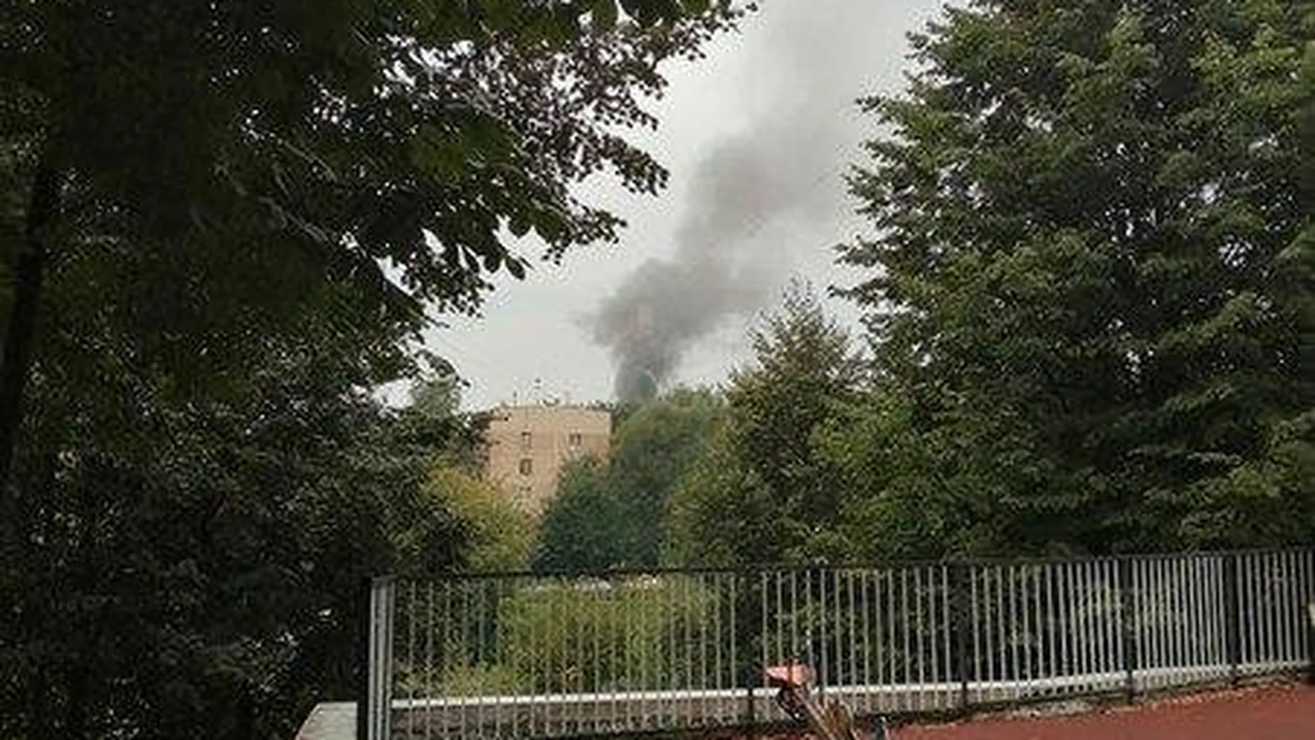 Взрыв произошел на западе Москвы