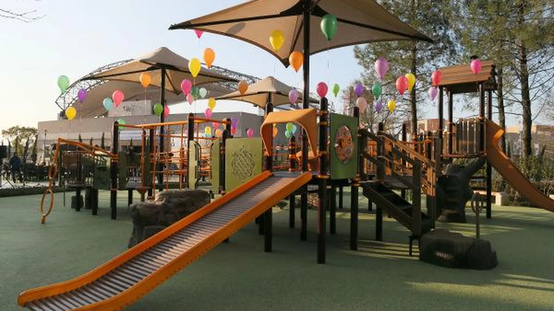 В Красногорском районе построили свыше 50 площадок для детей