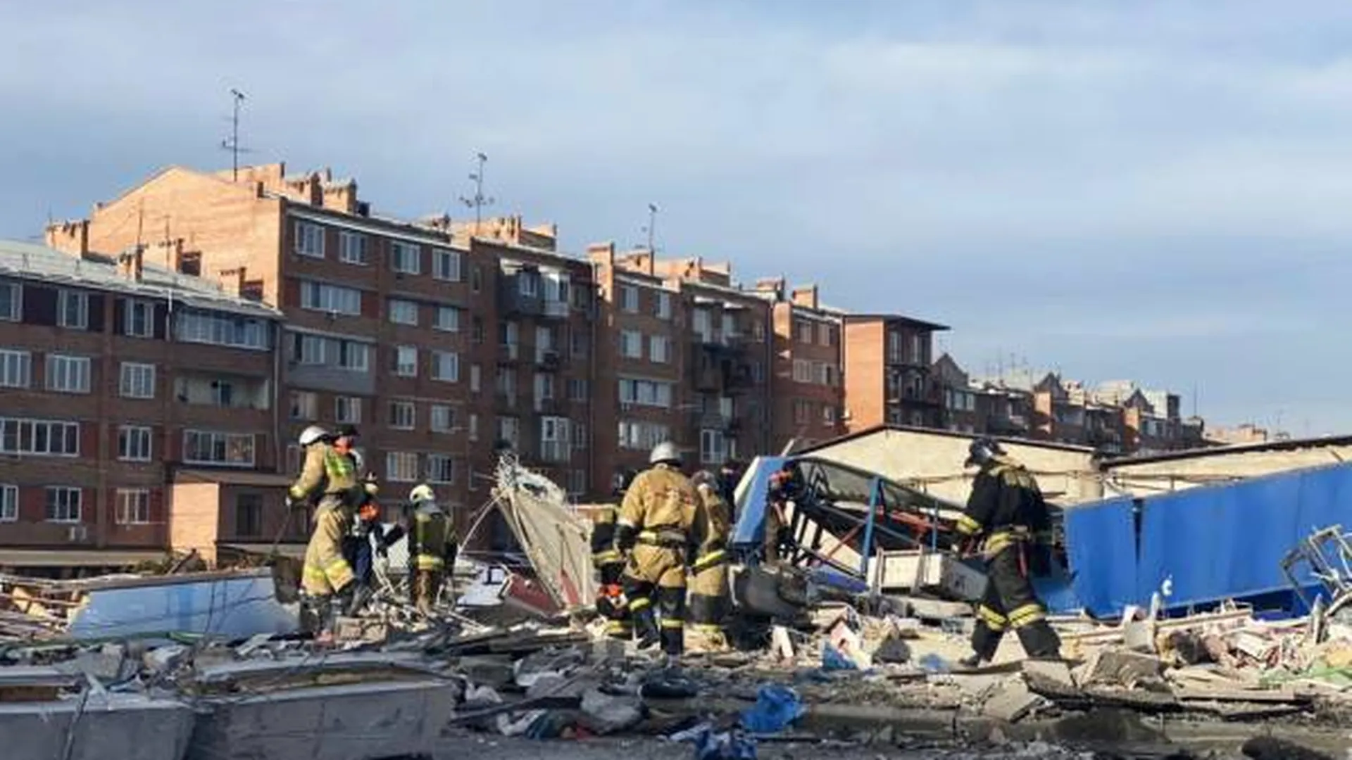 Спасатели закончили разбор завалов на месте взрыва во Владикавказе