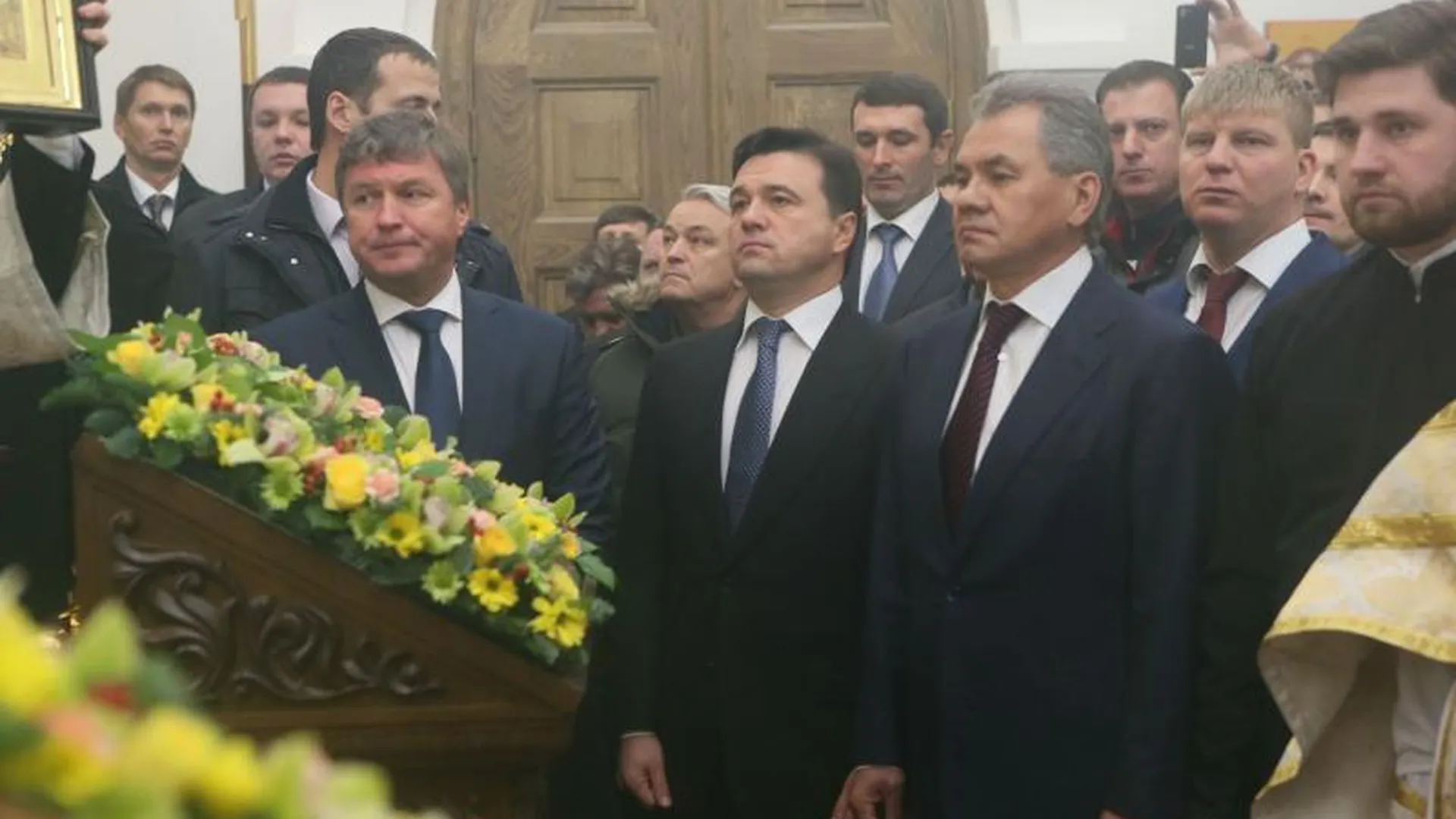 Губернатор принял участие в освящении храма в Мытищинском районе