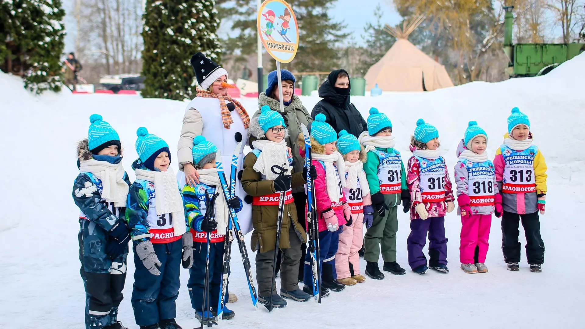 В Красногорске провели ежегодный детский фестиваль «Крещенские морозы»