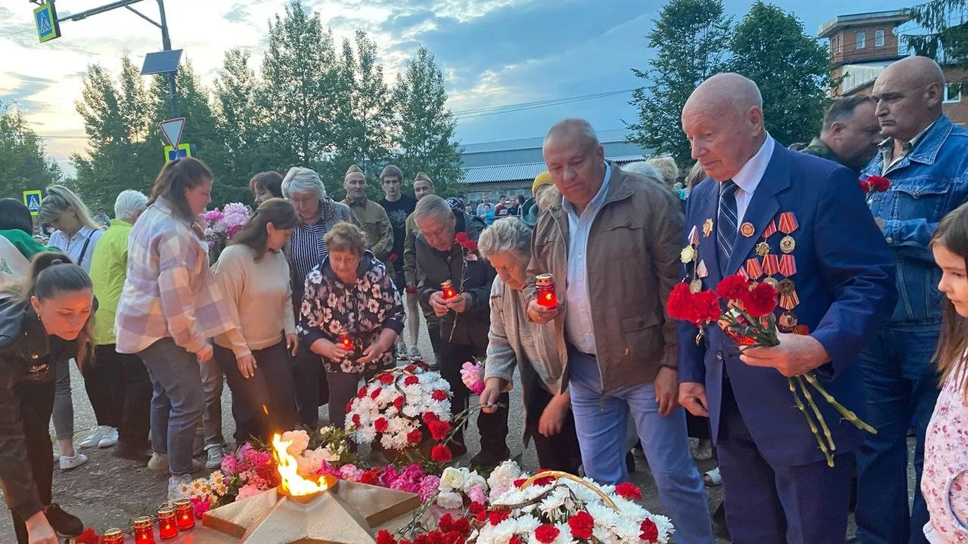 В Талдоме почтили память жителей, которые погибли в период Великой Отечественной войны