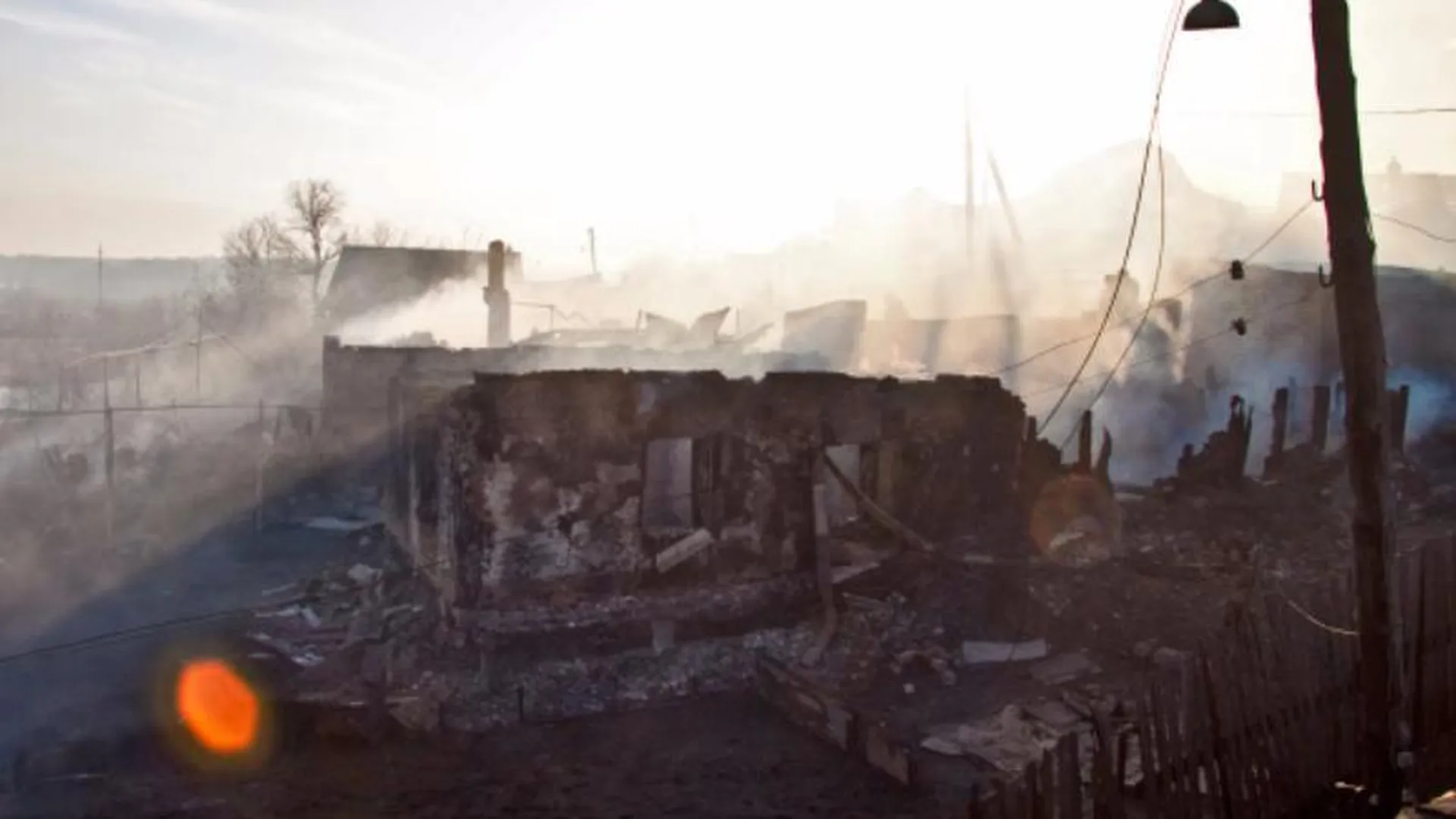 Медики не смогли спасти пострадавшего в ходе пожара в Коломне
