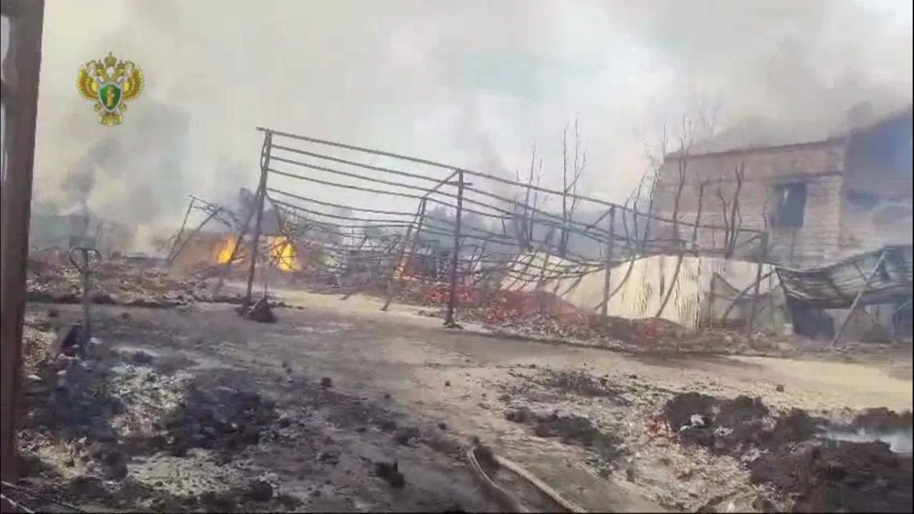 Пожар на складе в Одинцово локализовали на площади 1,6 тысячи квадратных метров