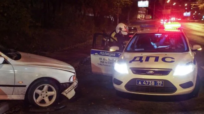 Пять столкнувшихся авто серьезно затруднили движение на Минском шоссе