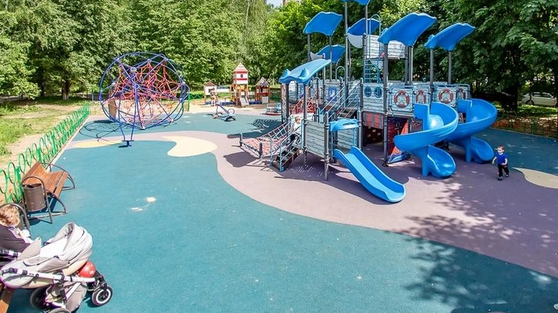Семь детских площадок появилось в Одинцовском районе