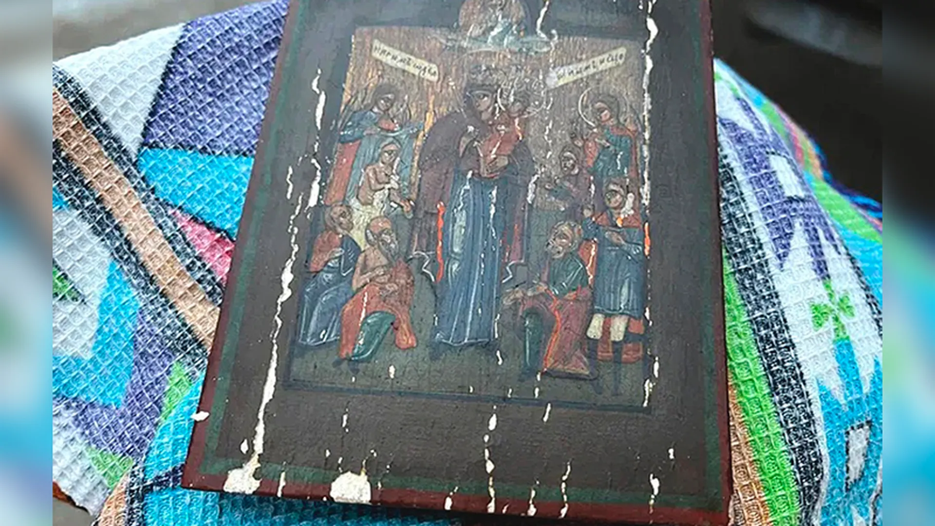 Бабушка из Егорьевска отдала редкую и старинную икону участникам СВО