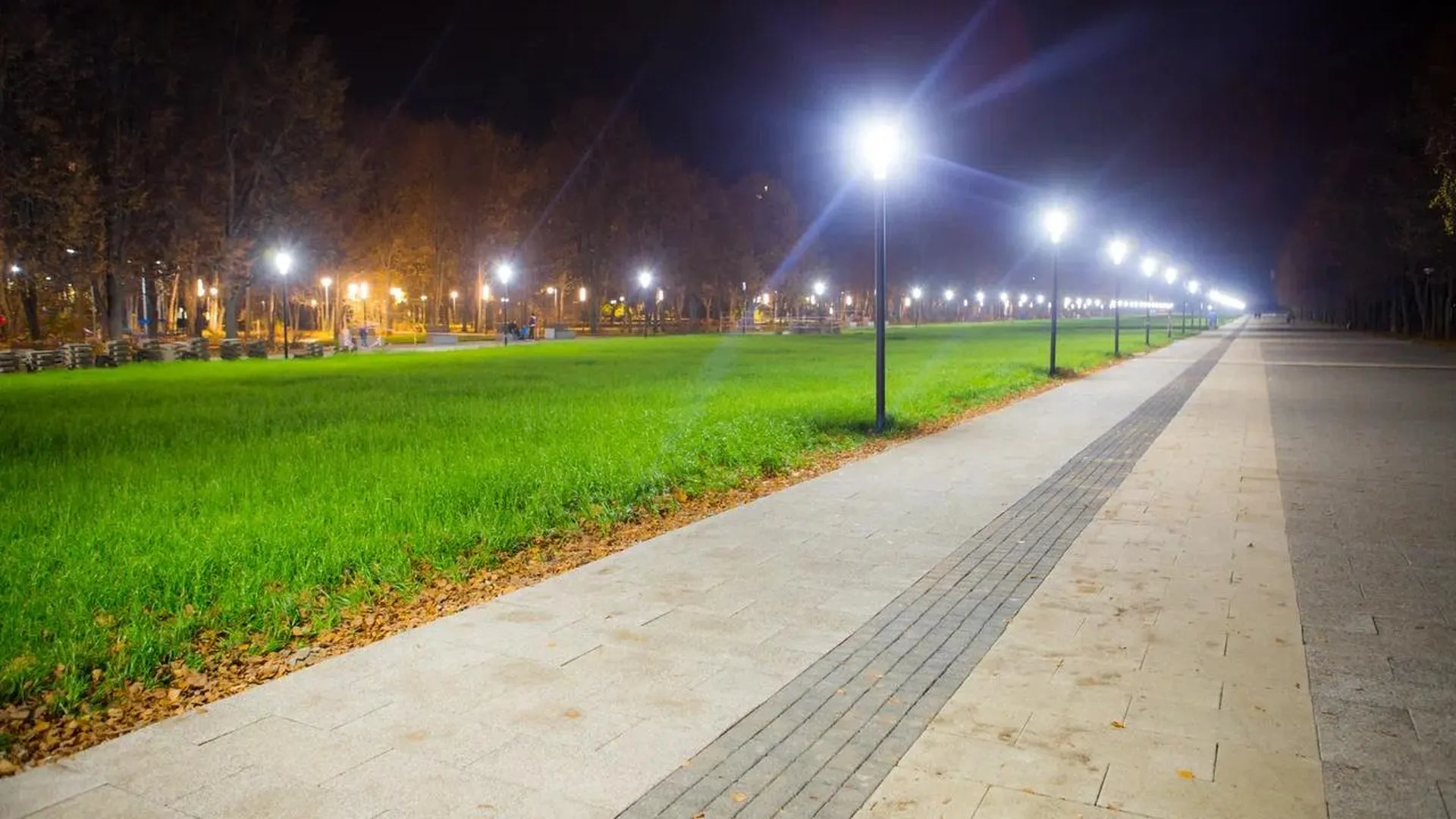 В Подмосковье с начала года оборудовали освещение на 79 объектах по проекту «Светлый город»