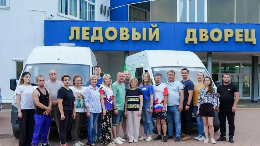 Руководитель Клинского отделения МГЕР Стребкова и «Волонтеры Подмосковья» отправились на Донбасс с гуманитарной помощью