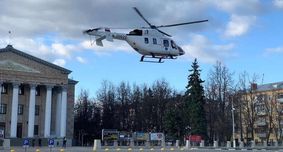 Вертолеты санавиации выполнили 423 вылета в Подмосковье с начала года