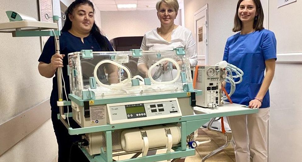 Новые аппараты для помощи младенцам поступили в областной центр материнства и детства