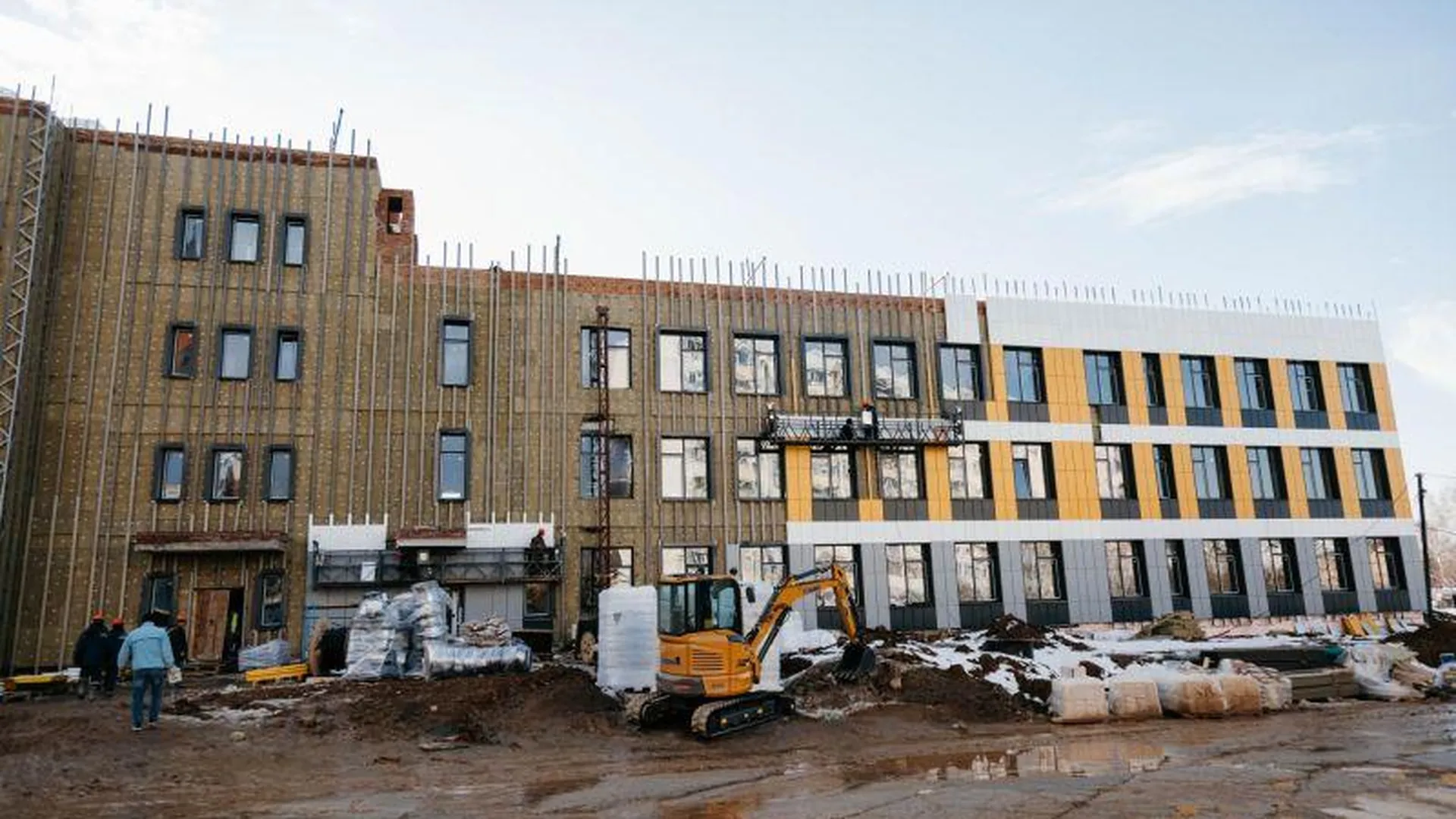 Новая школа, строящаяся в подмосковном Чехове, разгрузит ближайшие школы