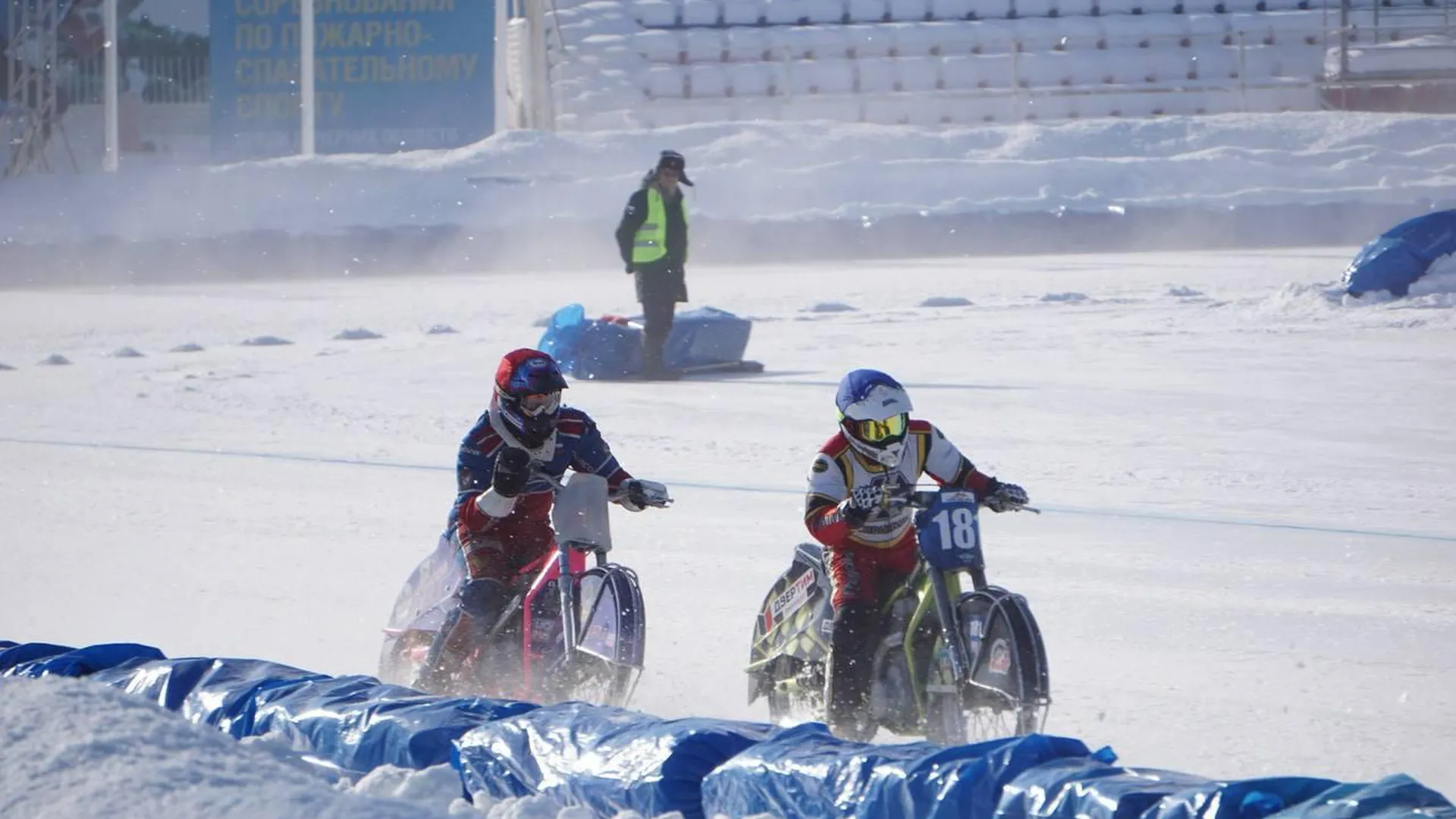 В Командном Чемпионате России по мотогонкам на льду высшей лиги Красногорск занял 3 место