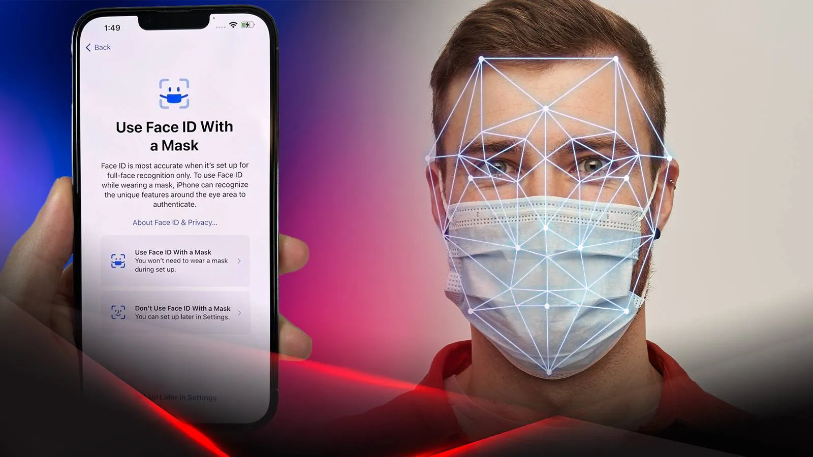 Как Face ID узнает людей в масках: принцип работы системы | 360°