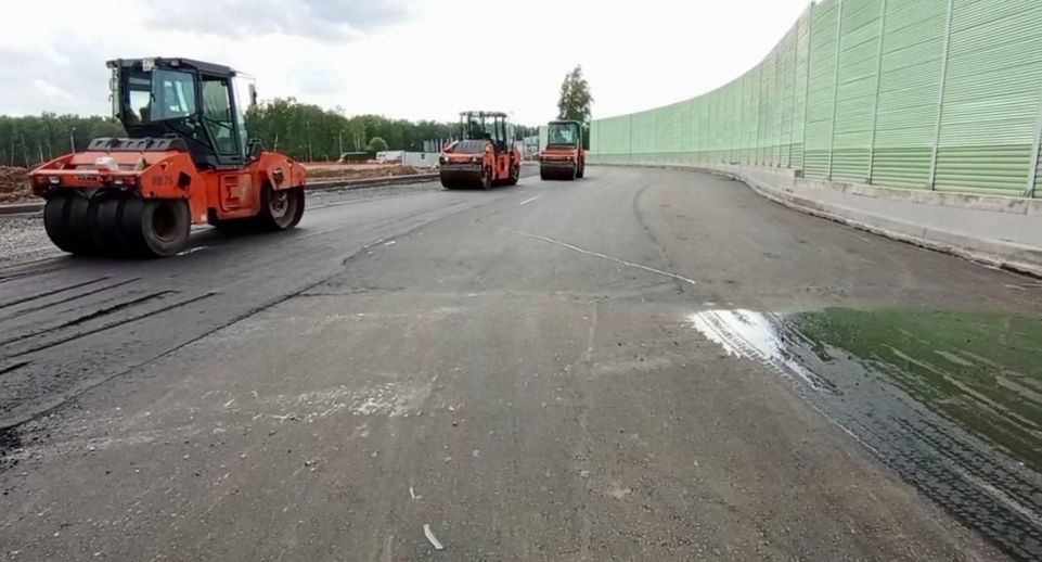 Развязку на Рогачевском шоссе в Лобне достроят в этом году