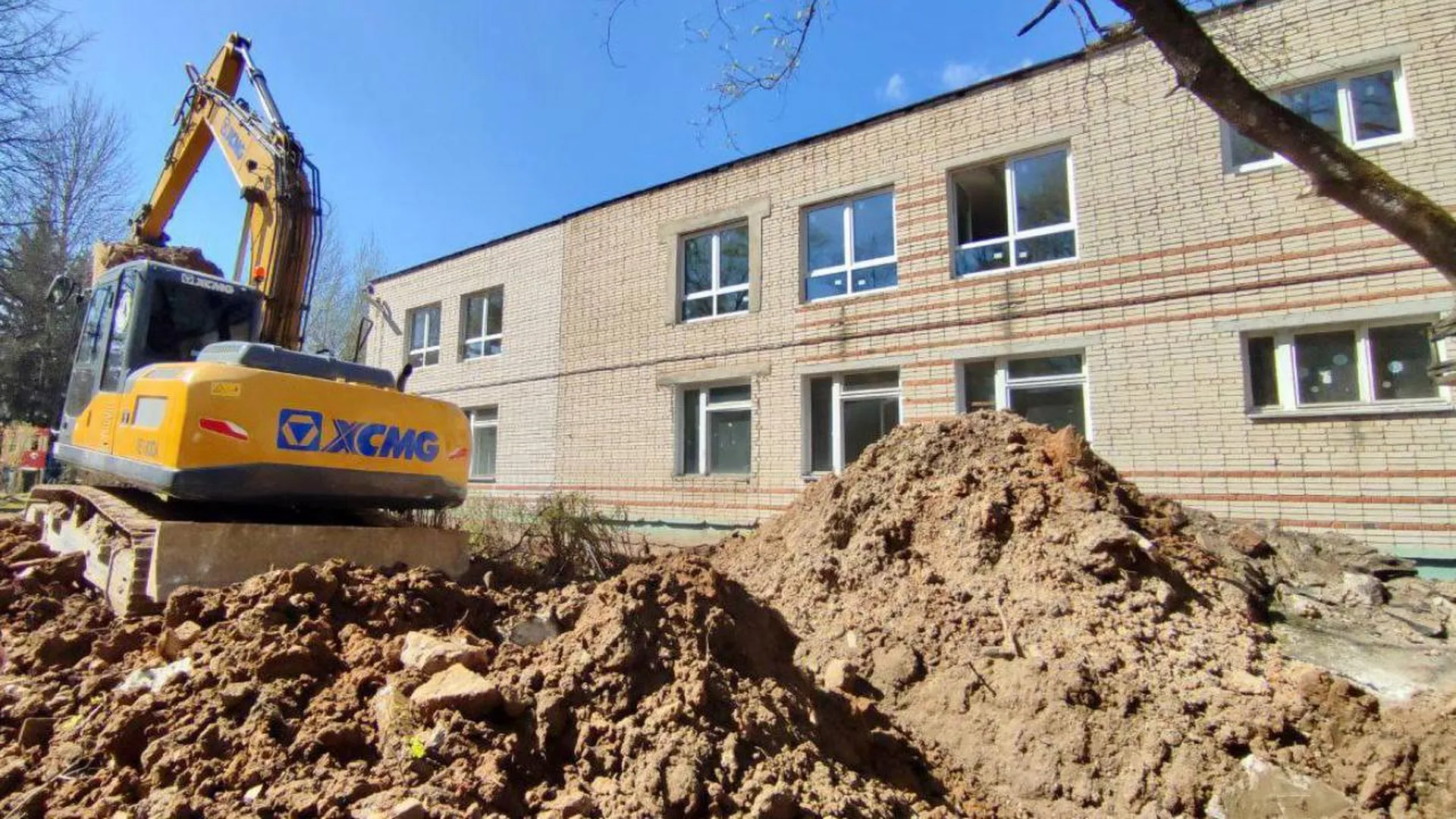 Капитальный ремонт детского сада продолжается в Селятино