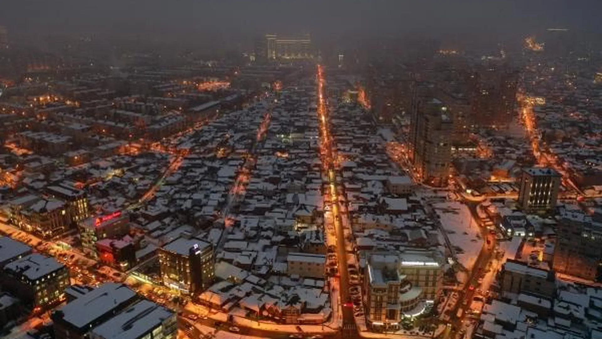 Вид на город Краснодар