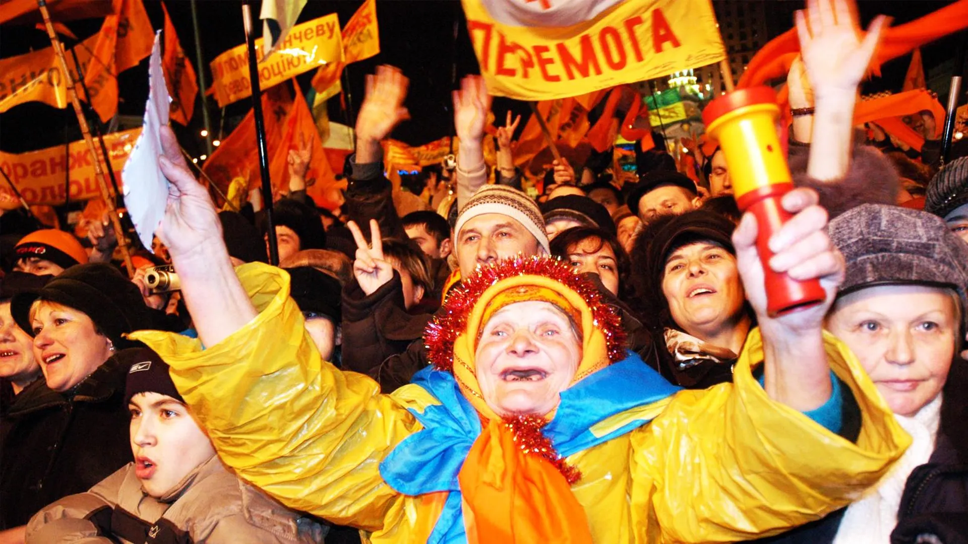 «Оранжевая революция» в Киеве, декабрь 2004 года. Фото: Eduard Kislinsky
