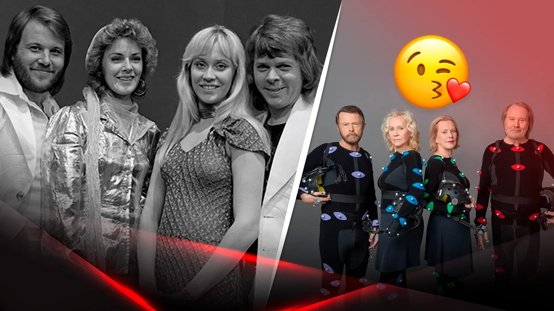 Группа ABBA в молодости и в наши дни