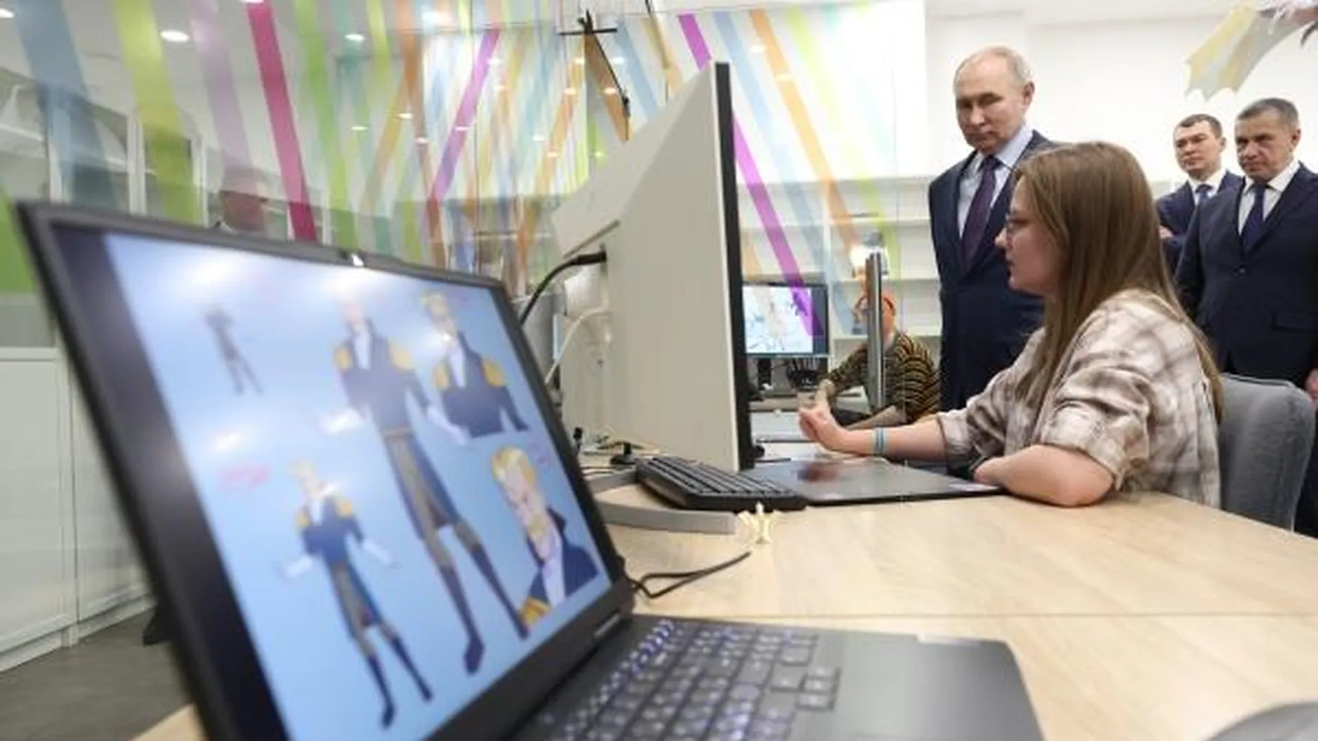 Первая анимационная студия Дальнего Востока презентовала Путину свои наработки
