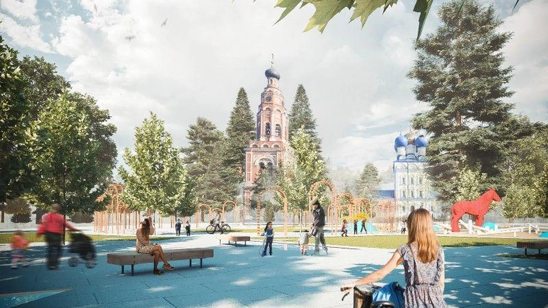 В Бронницах в этом году проведут реконструкцию площади Тимофеева