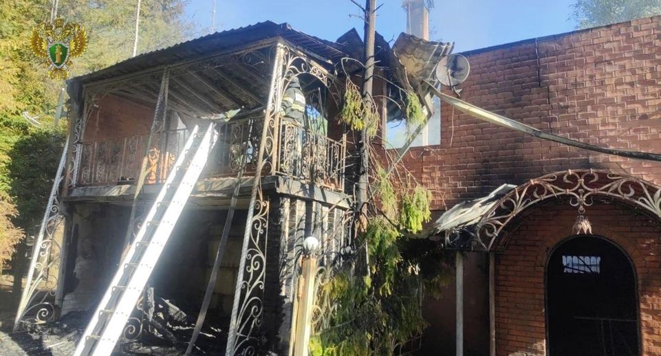 МЧС Подмосковья: при пожаре в деревне Падиково погибли шесть человек