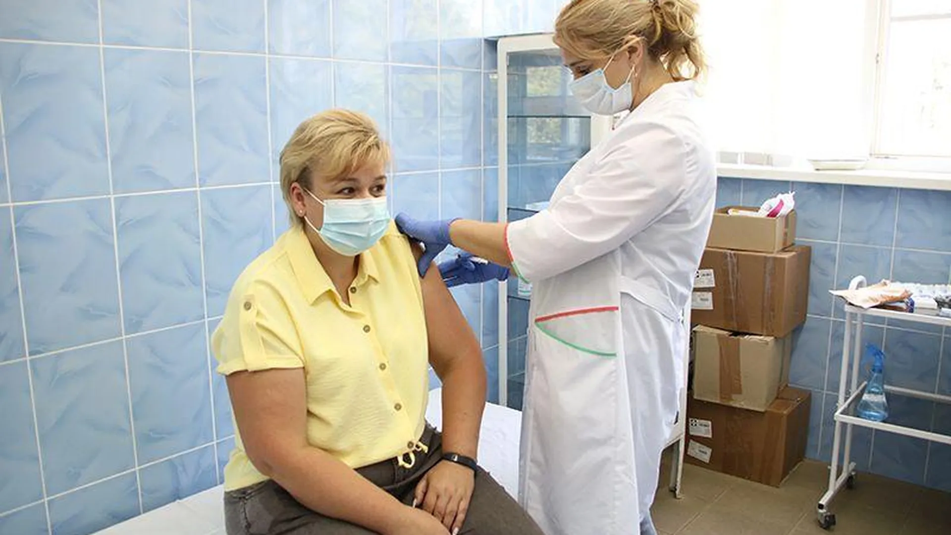 Программа вакцинации от коронавируса в Можайском городском округе набирает обороты
