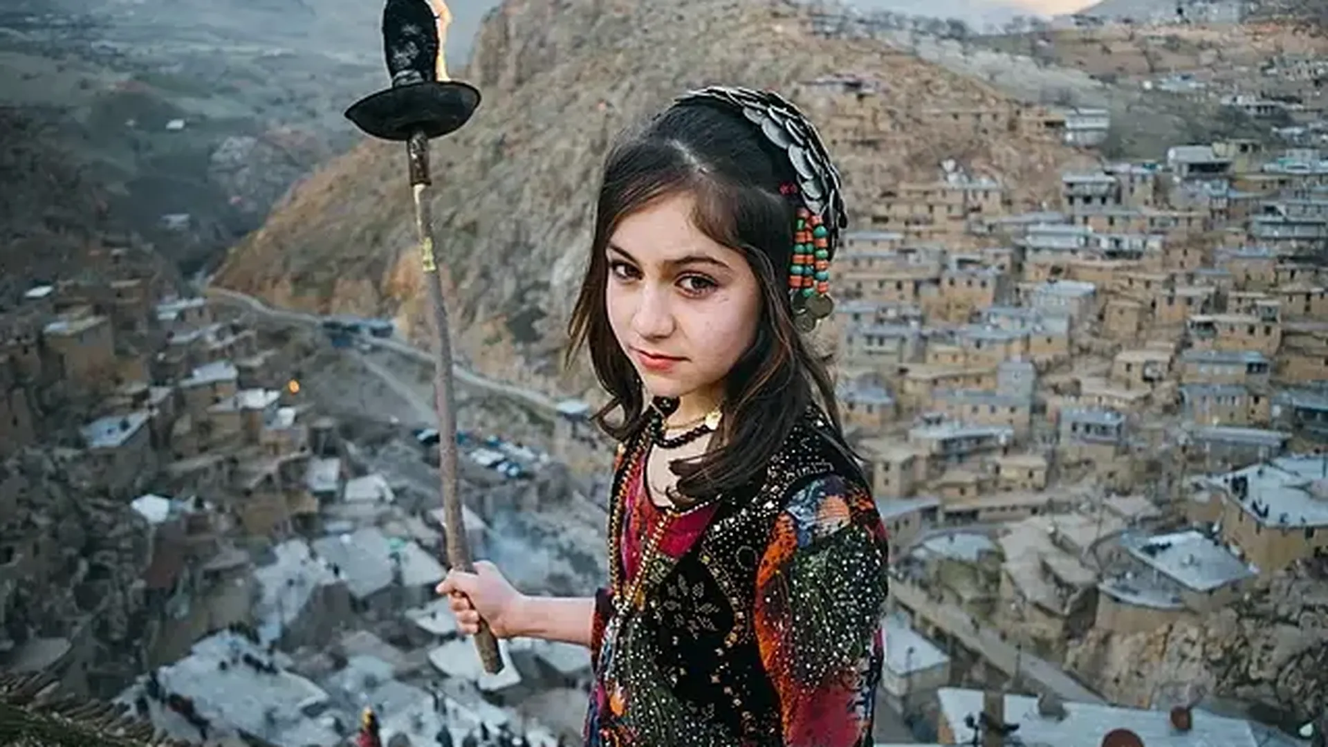 Иранская девочка во время празднования Навруза. Фото: Salar Arkan