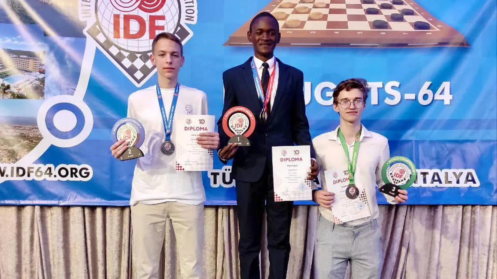 Спортсмен из Щелкова стал призером Чемпионата и Кубка мира по шашкам в Турции