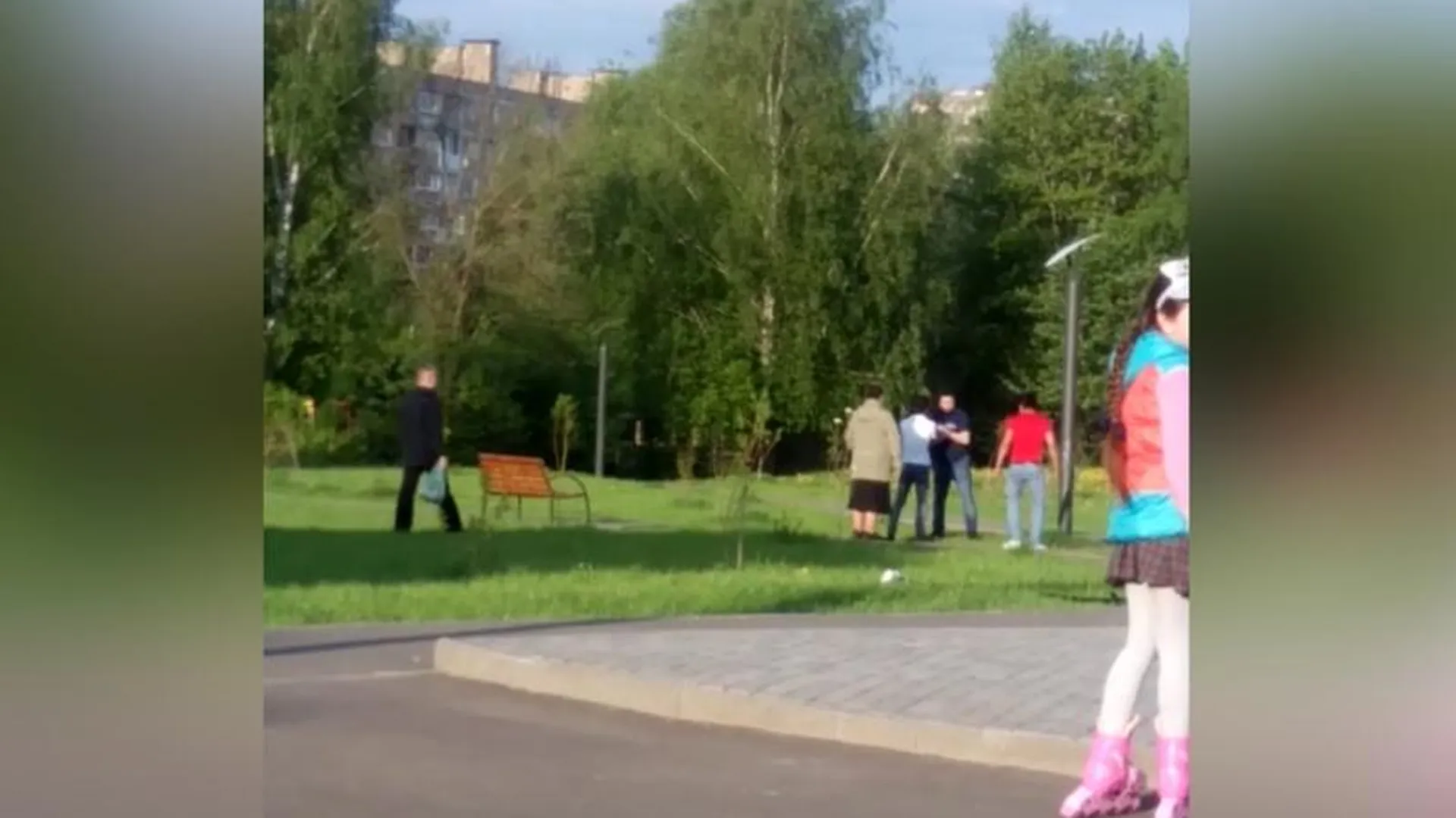 Женщина разняла драку мужчин на детской площадке в Сергиевом Посаде