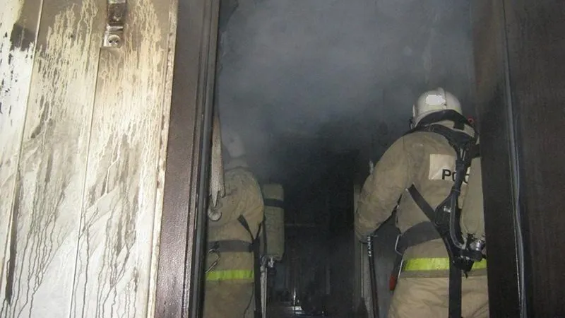 Квартира загорелась этим утром в Наро-Фоминском округе